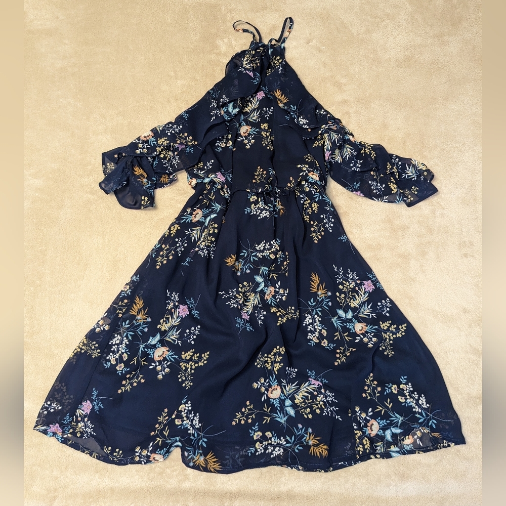 XS blue city studio dress